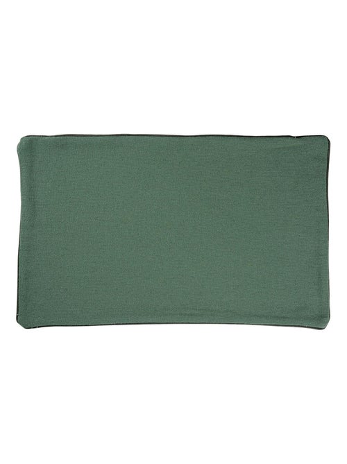 Funda de cojín de algodón y cáñamo - Kiabi