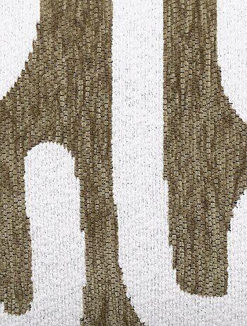 Funda de cojín de chenilla diseño