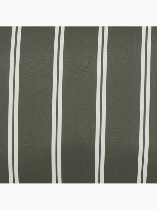 Funda de cojín de exterior tileo 50x30cm rayas verde oscuro - Kiabi Funda de cojín de exterior tileo 50x30cm rayas verde oscuro - Kiabi
