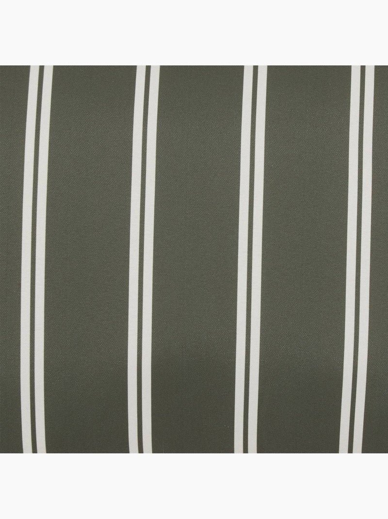 Funda de cojín de exterior tileo 50x30cm rayas verde oscuro Verde oscuro - Kiabi