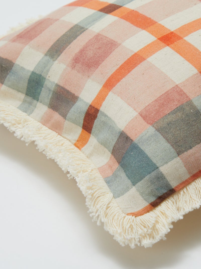 Funda de cojín de lino mezclado (50x30 cm) - Kiabi Home BEIGE - Kiabi