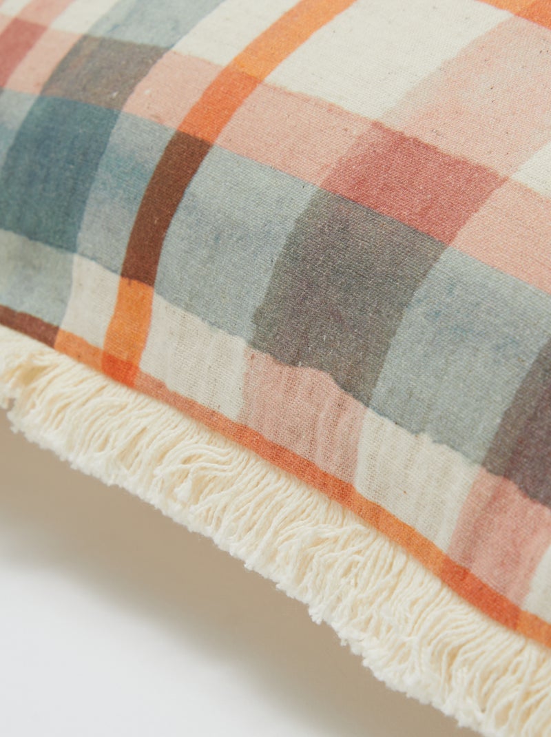 Funda de cojín de lino mezclado (50x30 cm) - Kiabi Home BEIGE - Kiabi