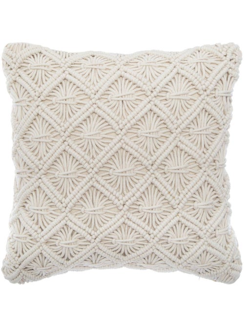 Funda de cojín de macramé - Kiabi Funda de cojín de macramé - Kiabi
