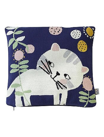 Funda de cojín de punto en algodón orgánico - SEVIRA KIDS