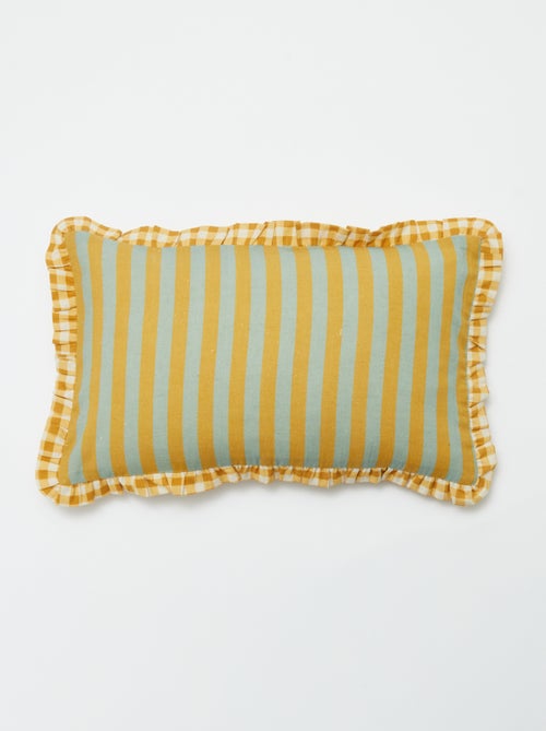 Funda de cojín de rayas (50 x 30 cm) - Kiabi