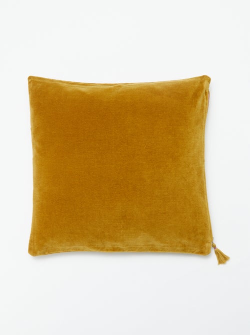 Funda de cojín de terciopelo (45 x 45 cm) - Kiabi