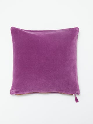 Funda de cojín de terciopelo (45 x 45 cm)