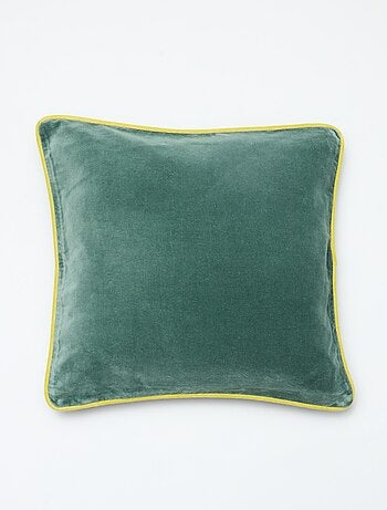Funda de cojín de terciopelo (45x45 cm) - Kiabi Home