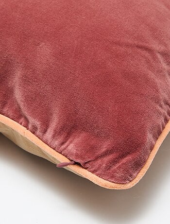 Funda de cojín de terciopelo (45x45 cm) - Kiabi Home