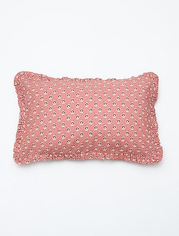 Funda de cojín de terciopelo estampada (30x50 cm) - Kiabi Home