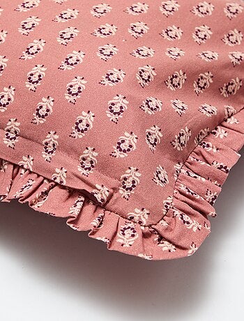Funda de cojín de terciopelo estampada (30x50 cm) - Kiabi Home