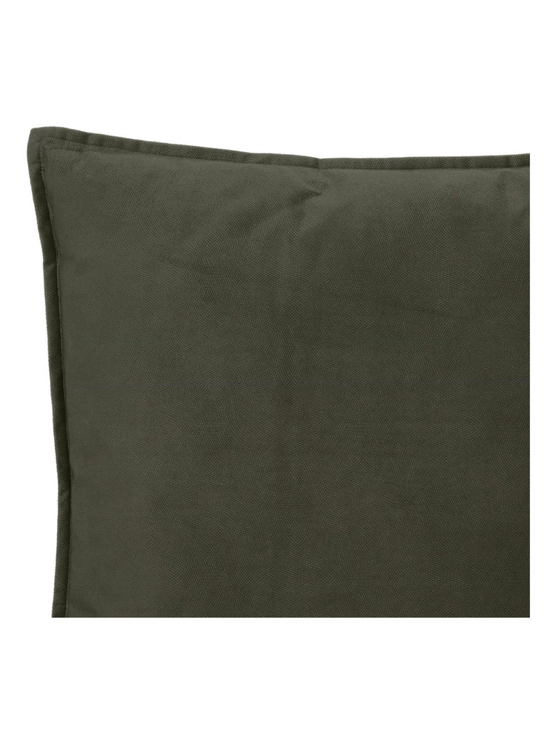 Funda de cojín de terciopelo Verde oliva - Kiabi