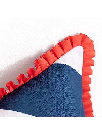 Funda de cojín decorativo Happy stripes "Happyfriday