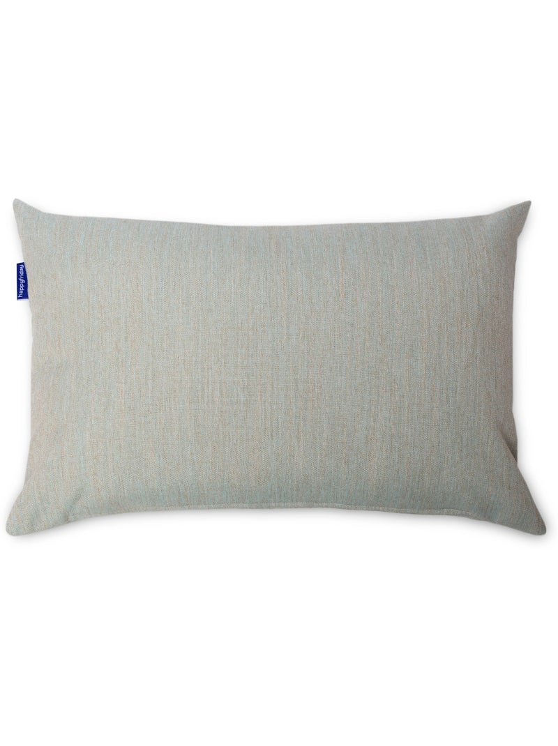 Funda de cojín decorativo Twill "Happyfriday" Azul claro - Kiabi