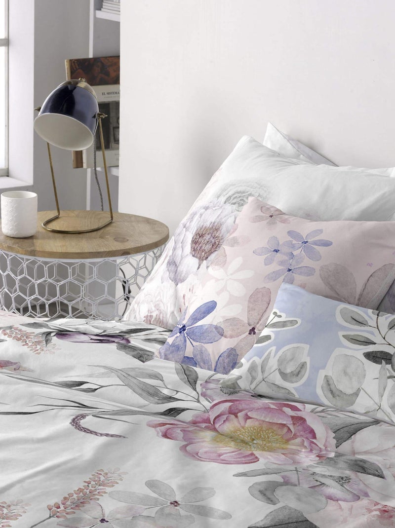 Funda de cojín Delicate bouquet "Happyfriday" Blanco - Kiabi