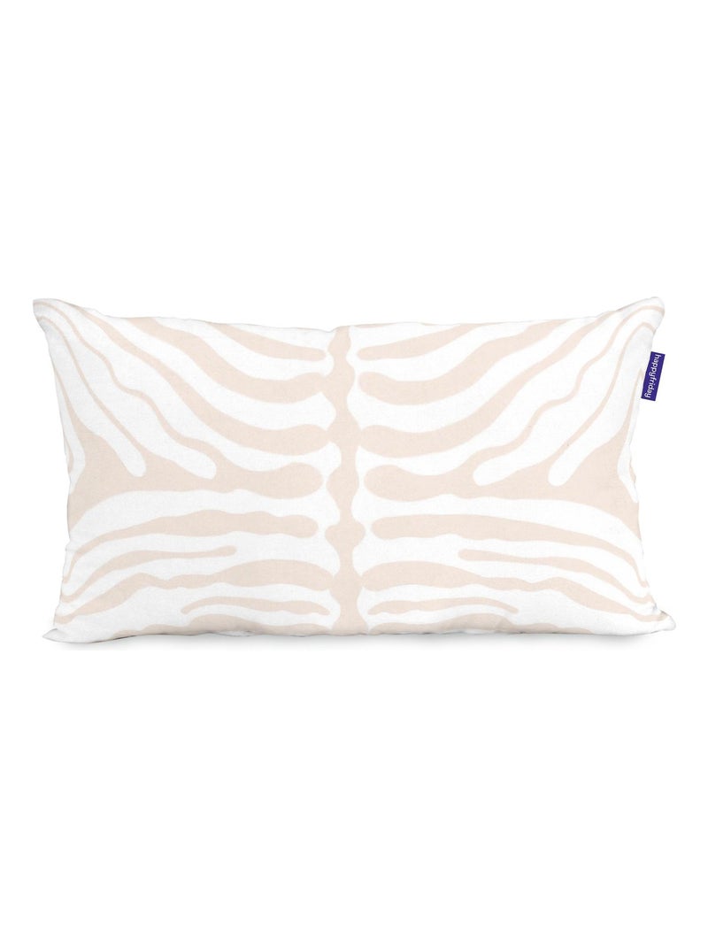 Funda de cojín Delicate "Happyfriday" Blanco - Kiabi