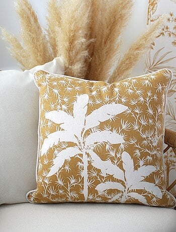 Funda de cojín desenfundable estilo planta