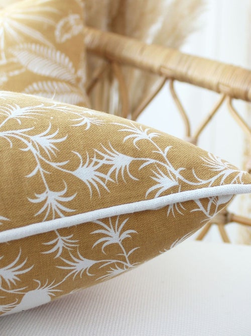 Funda de cojín desenfundable estilo planta - Kiabi