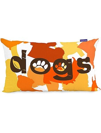 Funda de cojín dogs "happyfriday