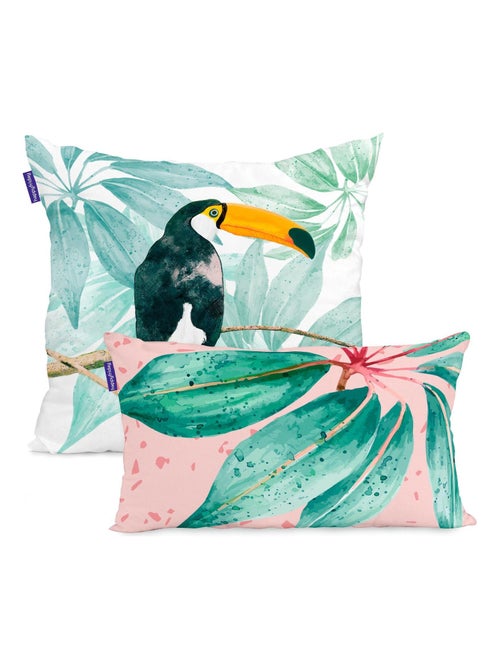 Funda de cojín Ebony "Happyfriday" - Kiabi