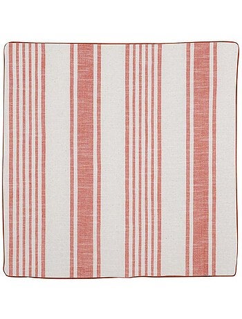Funda de cojín efecto rayas de antaño