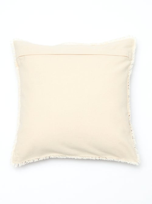 Funda de cojín estampada con flores (45x45 cm) - Kiabi Home - Kiabi