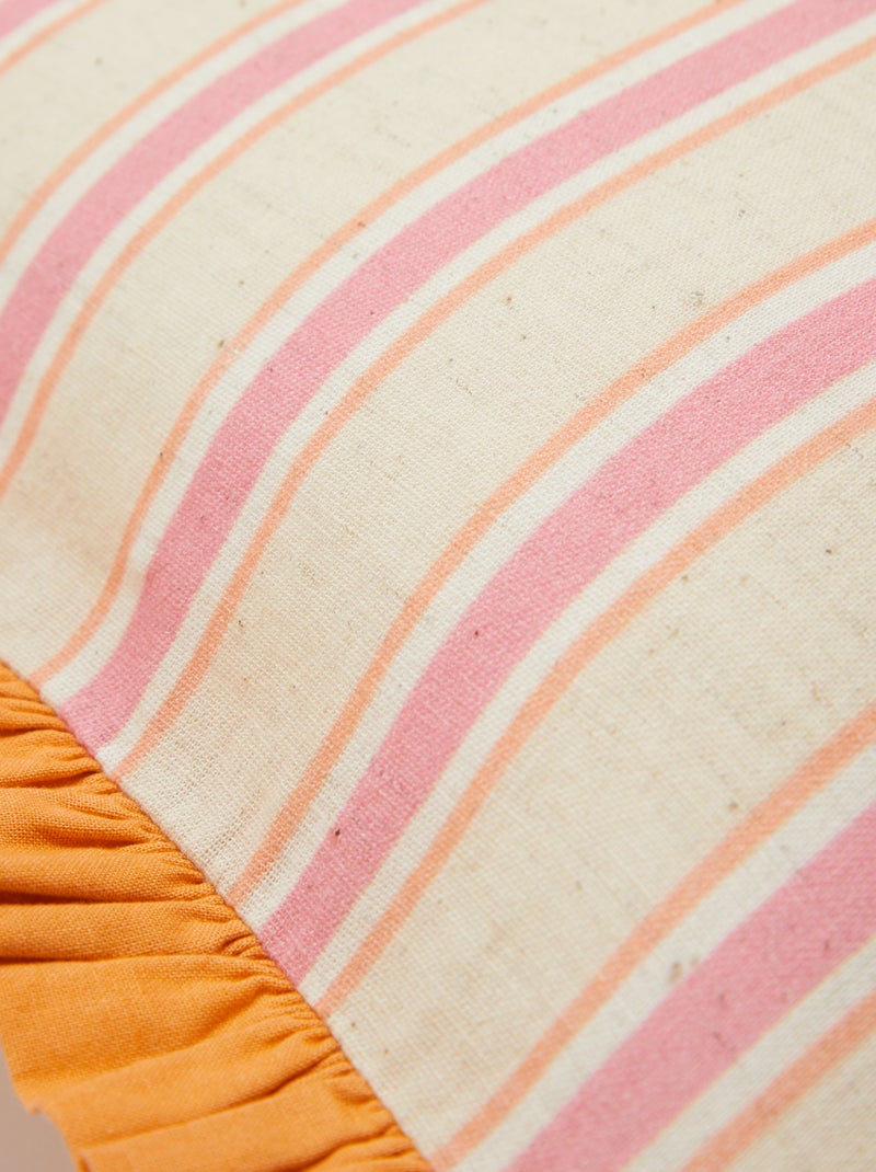 Funda de cojín fantasía (50x30 cm) - Kiabi Home NARANJA - Kiabi