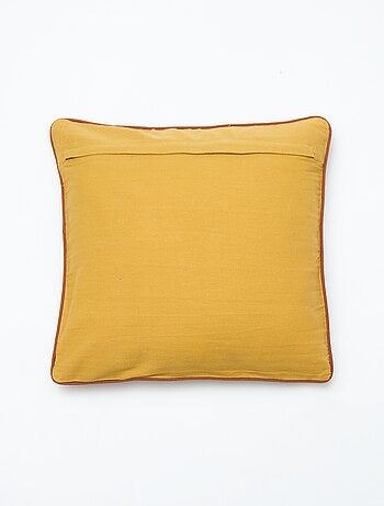 Funda de cojín fantasía de terciopelo (45x45 cm) - Kiabi Home