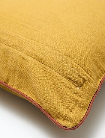 Funda de cojín fantasía de terciopelo (45x45 cm) - Kiabi Home