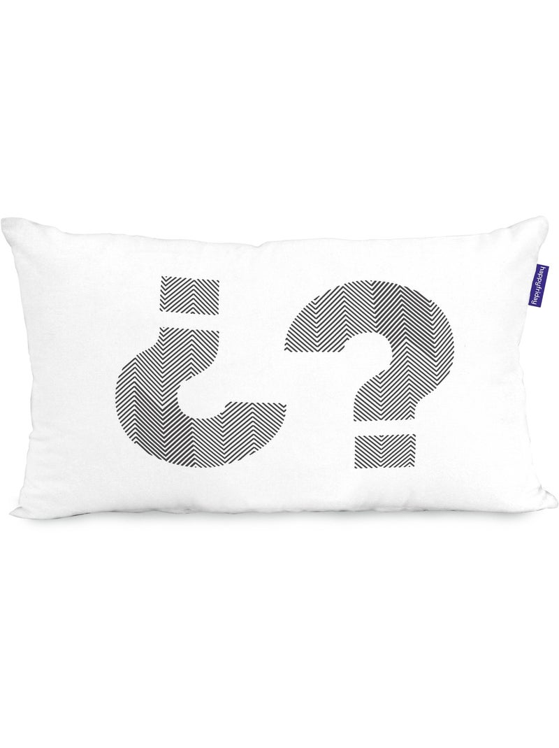 Funda de cojín Five "Happyfriday" Blanco - Kiabi