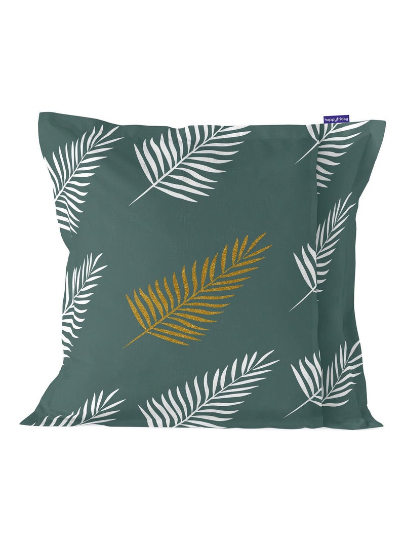 Funda de cojín Foliage mint "Happyfriday" Blanco - Kiabi
