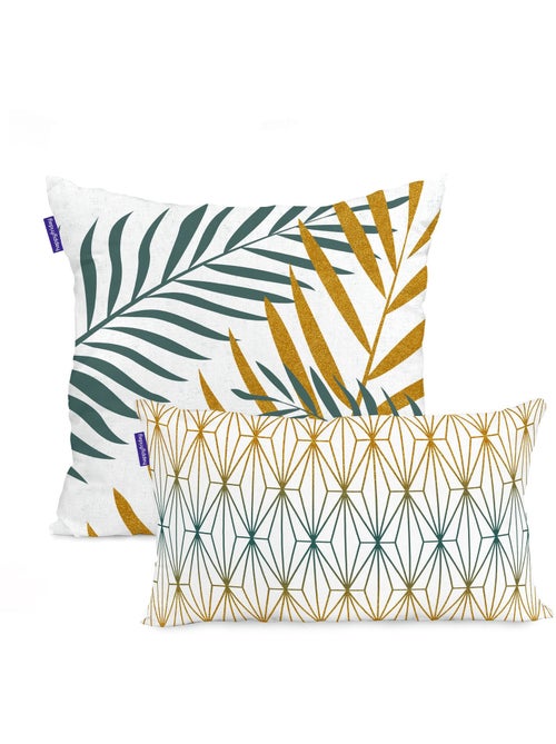 Funda de cojín Foliage mint "Happyfriday" - Kiabi Funda de cojín Foliage mint "Happyfriday" - Kiabi