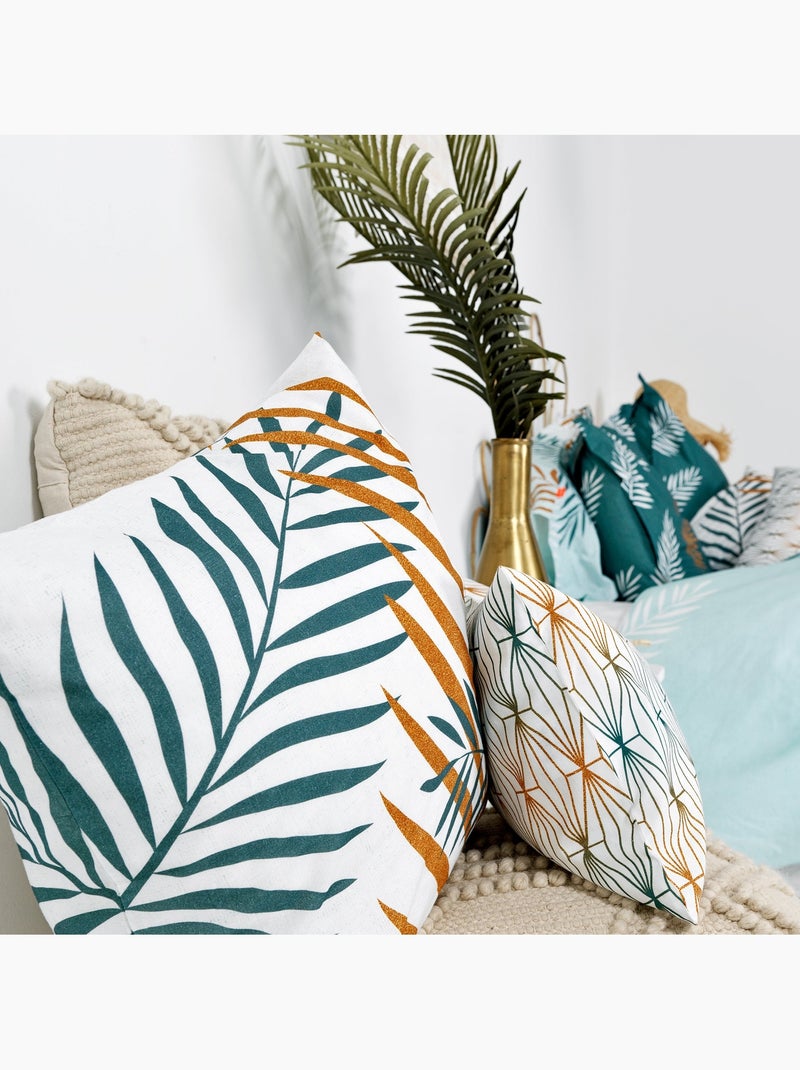 Funda de cojín Foliage mint "Happyfriday" Multicolor - Kiabi