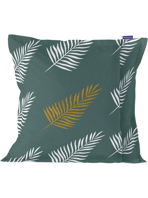 Funda de cojín Foliage mint "Happyfriday" - Kiabi