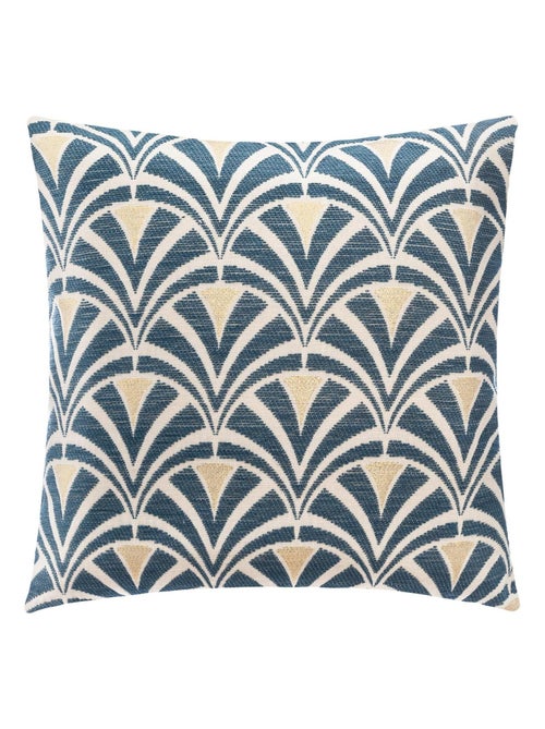 Funda de cojín geométrica de chenilla - Kiabi Funda de cojín geométrica de chenilla - Kiabi