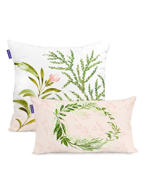 Funda de cojín Herbal "Happyfriday" - Kiabi