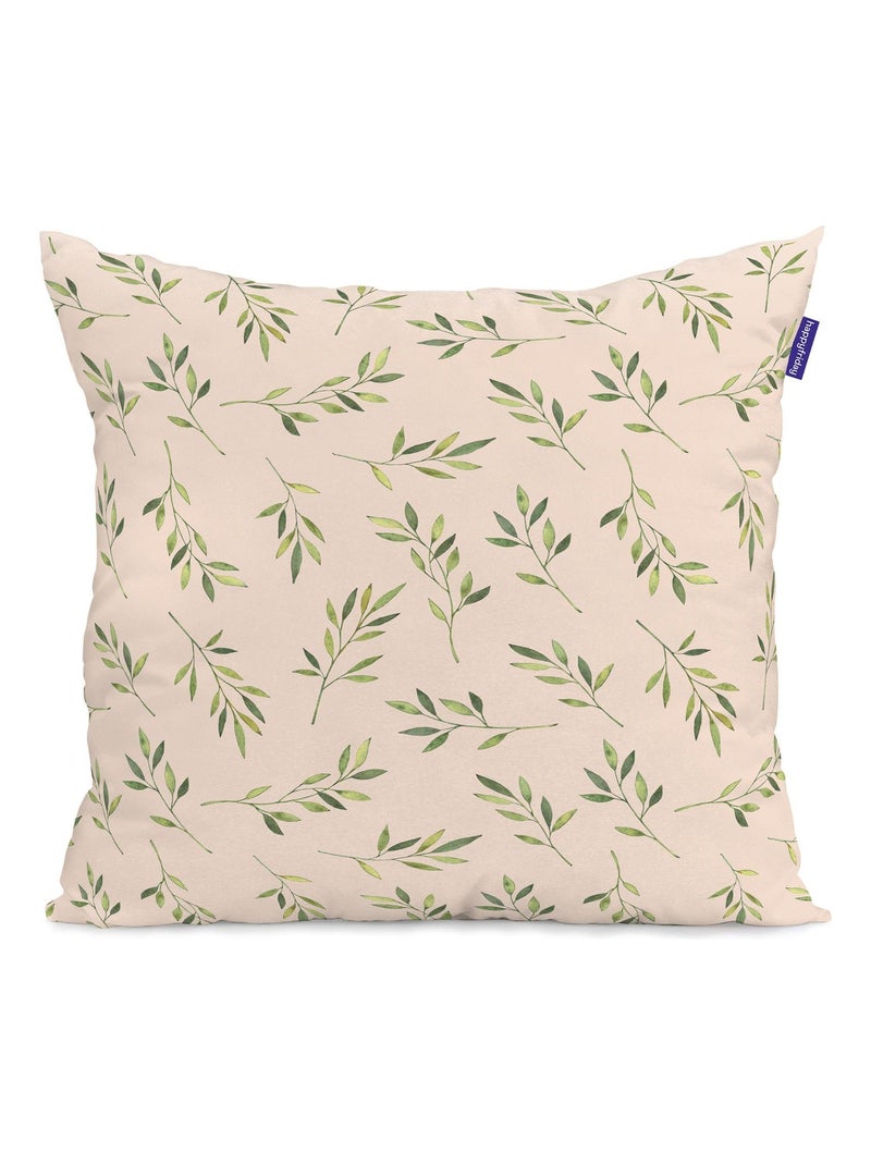 Funda de cojín Herbal "Happyfriday" Blanco - Kiabi