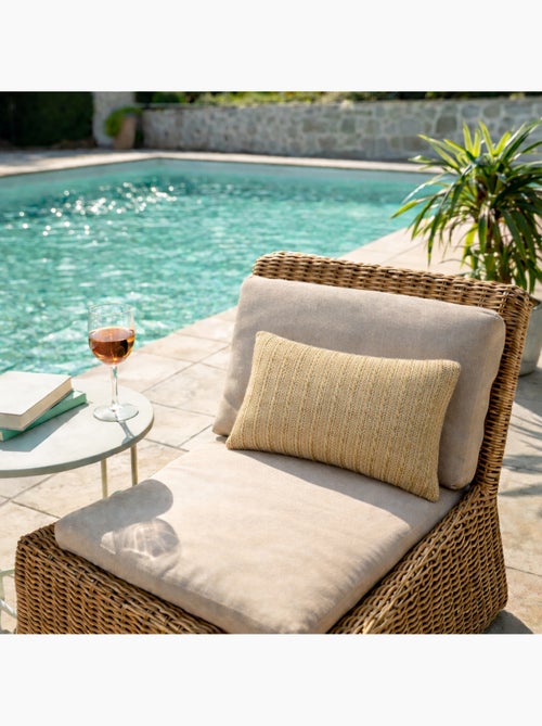 Funda de cojín impermeable para exterior FORMENTERA - Kiabi Funda de cojín impermeable para exterior FORMENTERA - Kiabi