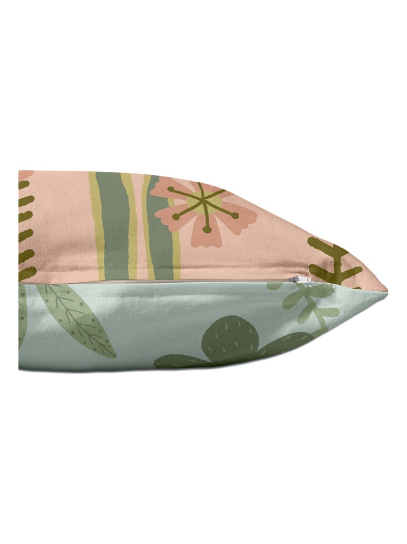 Funda de cojín Jungle life "Happyfriday" Blanco - Kiabi