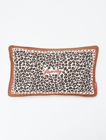 Funda de cojín leopardo Agathe Sorlet x Kiabi - 30 x 50 cm
