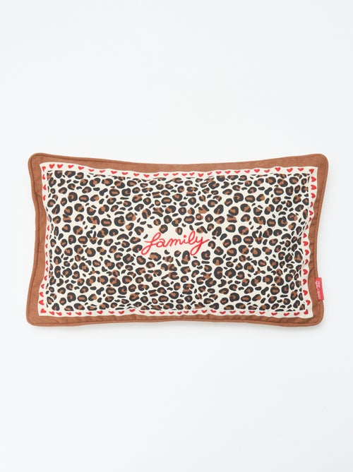 Funda de cojín leopardo Agathe Sorlet x Kiabi - 30 x 50 cm - Kiabi