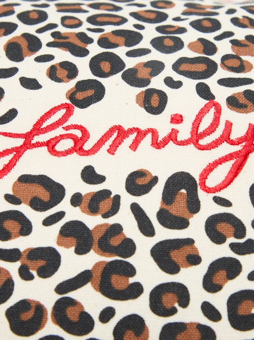 Funda de cojín leopardo Agathe Sorlet x Kiabi - 30 x 50 cm - Kiabi