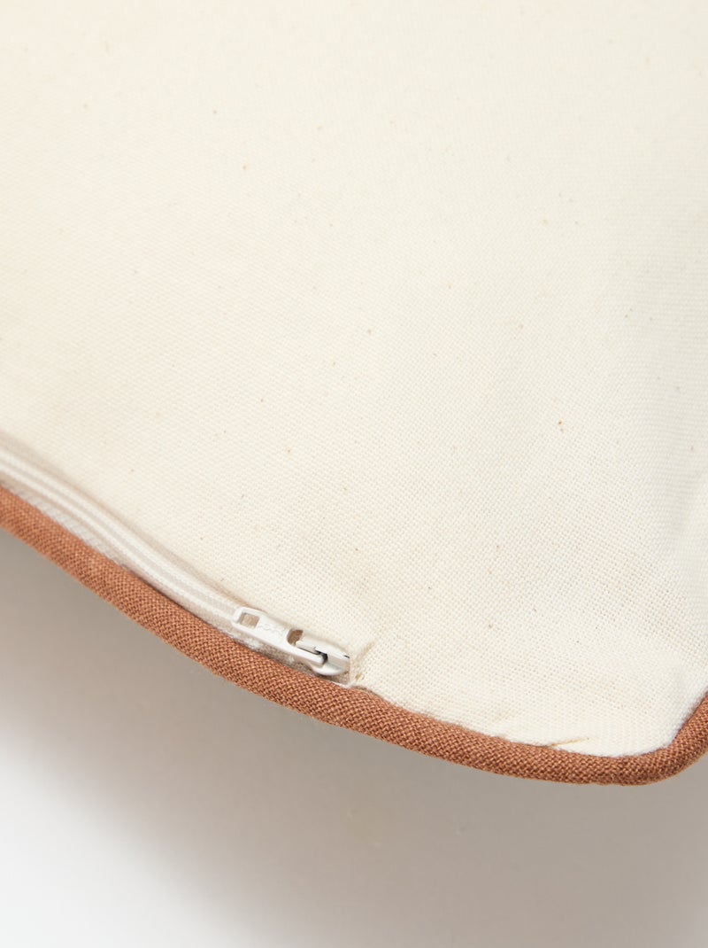 Funda de cojín leopardo Agathe Sorlet x Kiabi - 30 x 50 cm Blanco - Kiabi