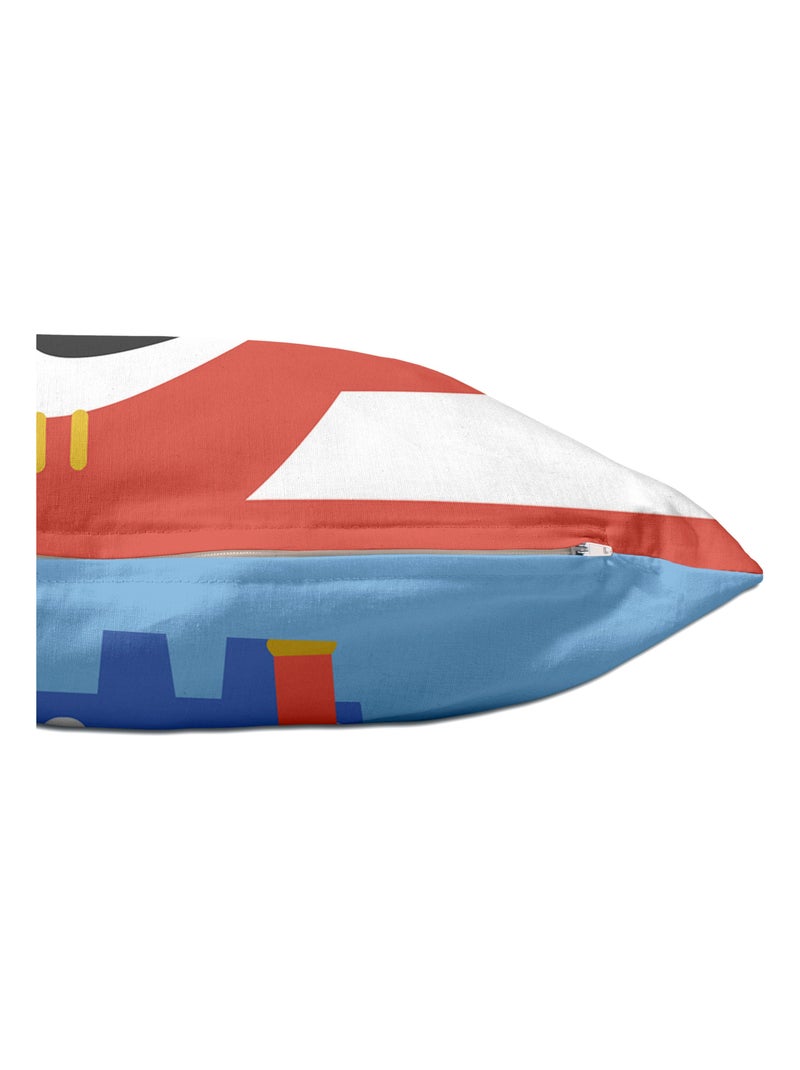 Funda de cojín Lighthouse "Happyfriday" Blanco - Kiabi