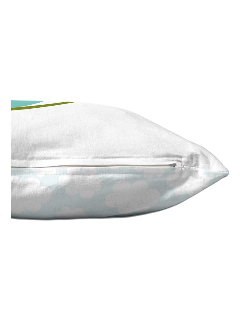Funda de cojín Little birds "Happyfriday" Blanco - Kiabi
