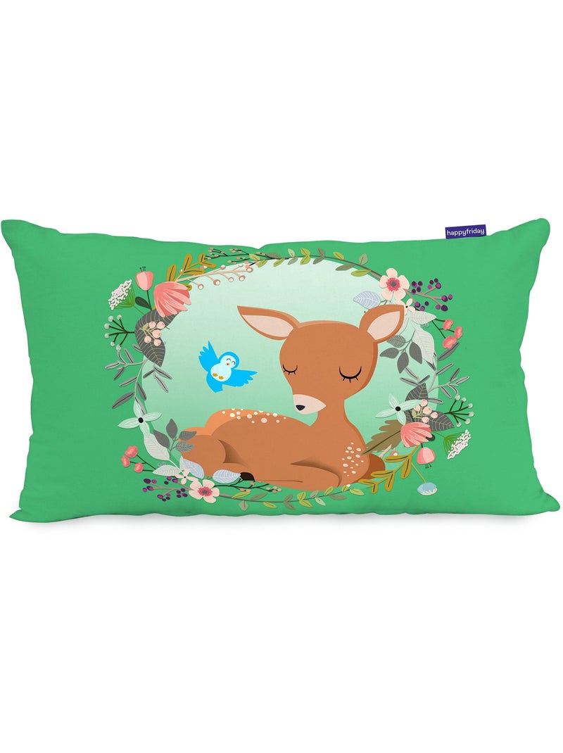 Funda de cojín Mirror mirror "Happyfriday" Blanco - Kiabi