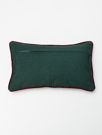 Funda de cojín navideña de algodón 30 x 50 cm