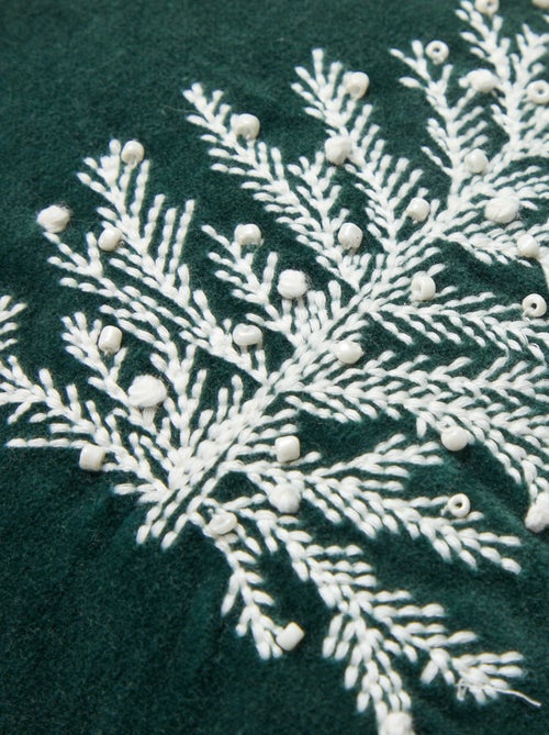 Funda de cojín navideña de algodón 30 x 50 cm - Kiabi