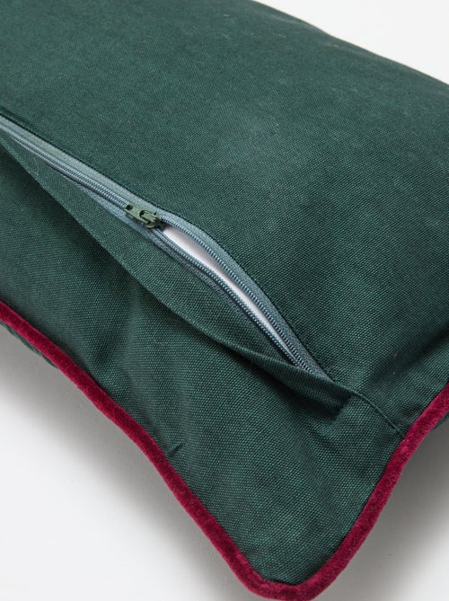 Funda de cojín navideña de algodón 30 x 50 cm - Kiabi