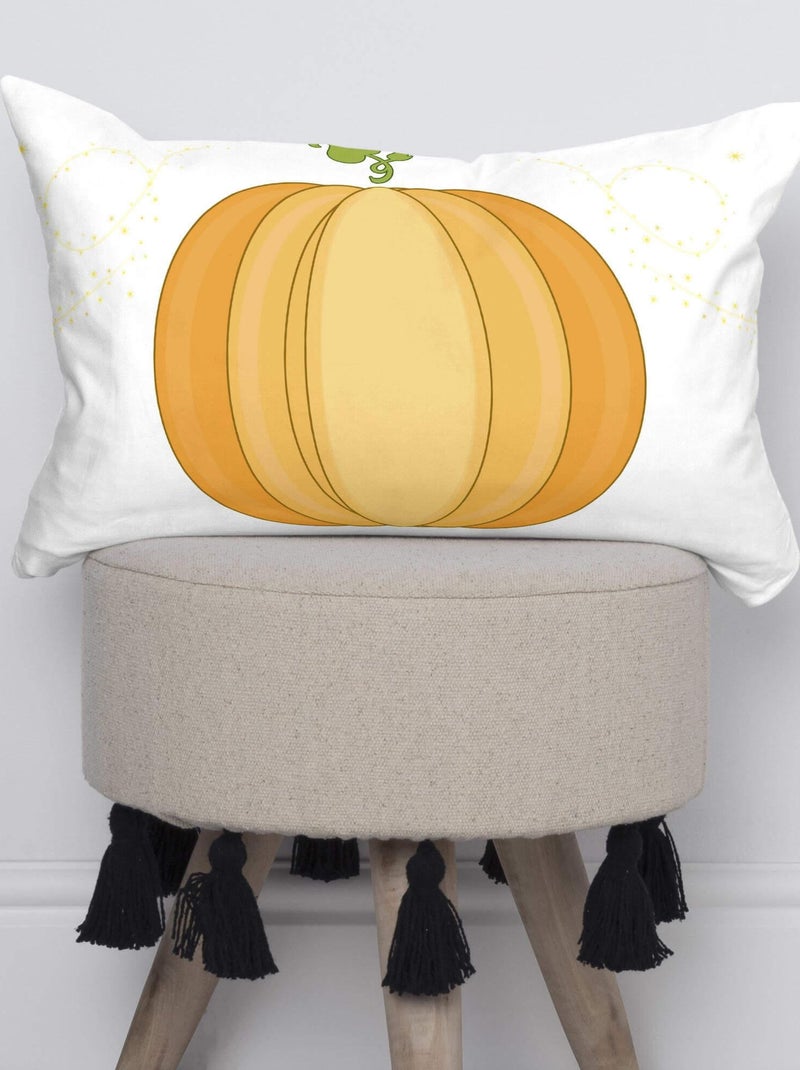 Funda de cojín Pumpkin "Happyfriday" Blanco - Kiabi